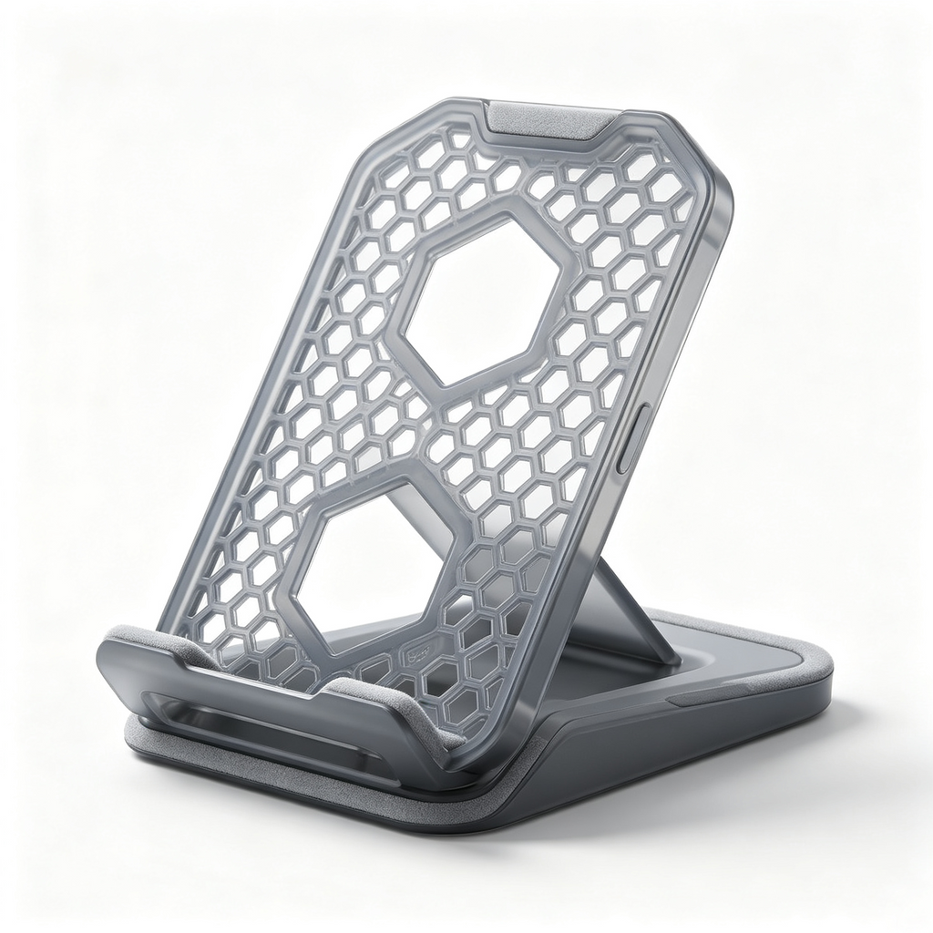 Hollow Honeycomb Cooling Phone Stand