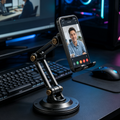 Industrial Multi‑Joint Metal Phone Stand