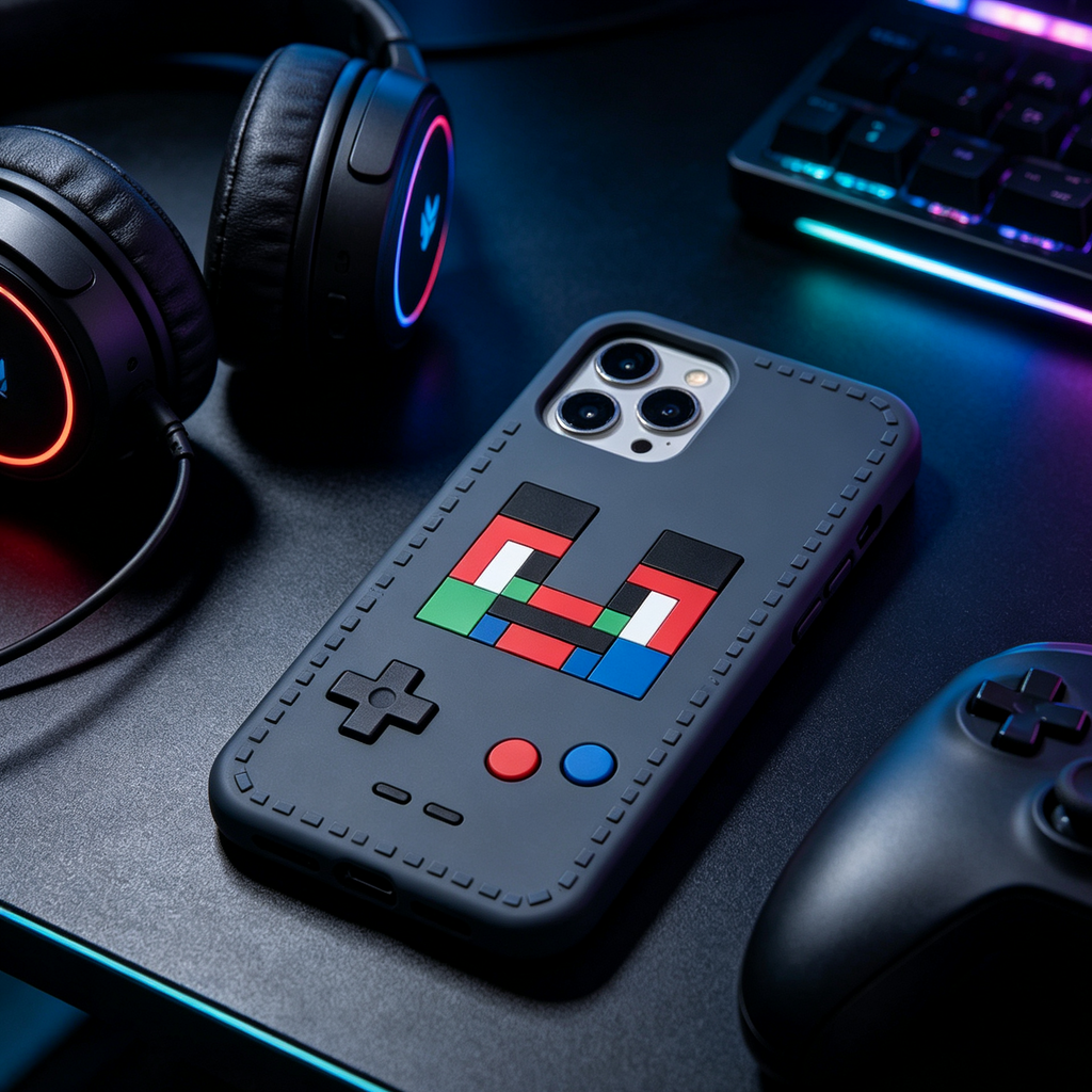 Retro Game Console Silicone Phone Case