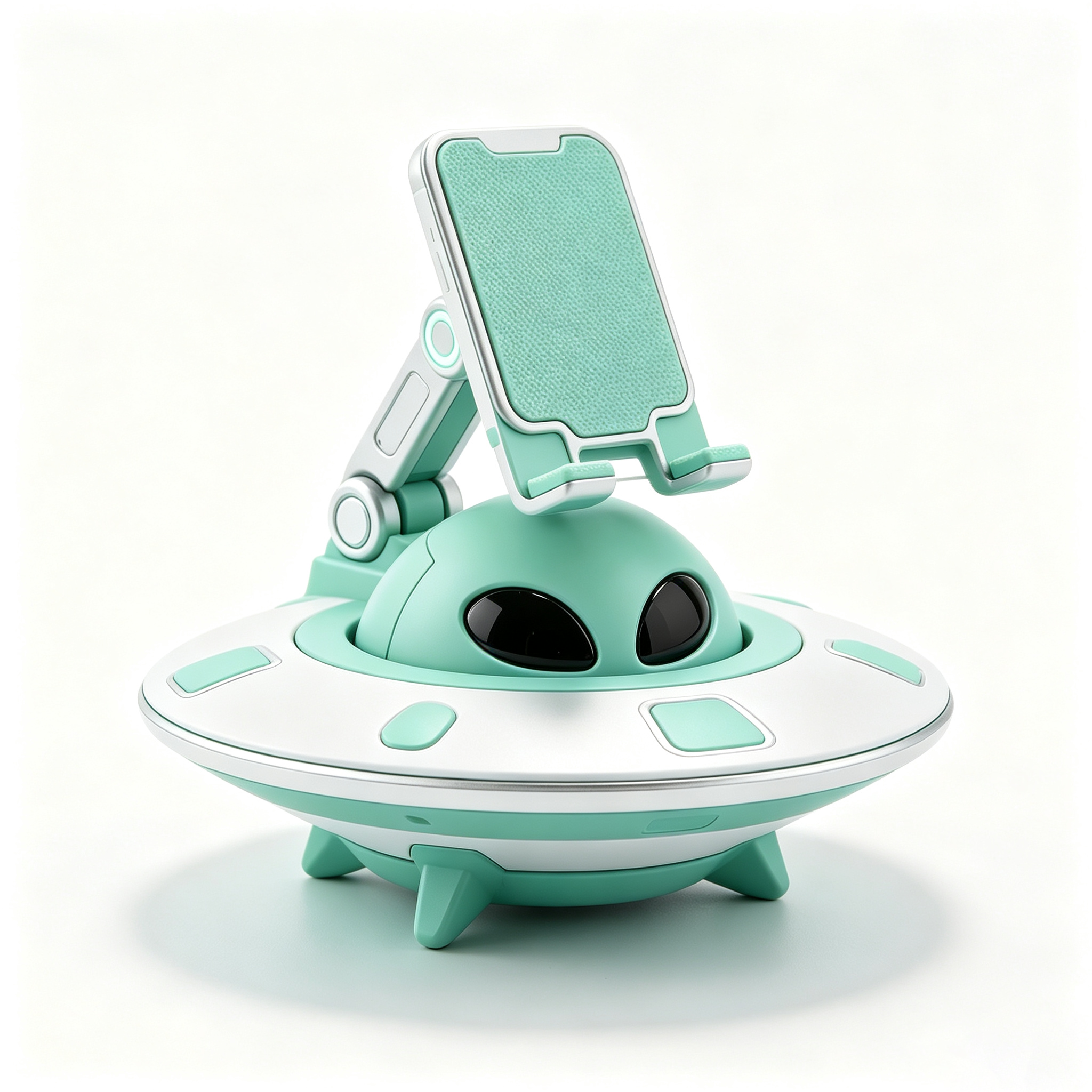 Alien UFO Adjustable Phone Stand, Cute Desk Cell Phone Holder